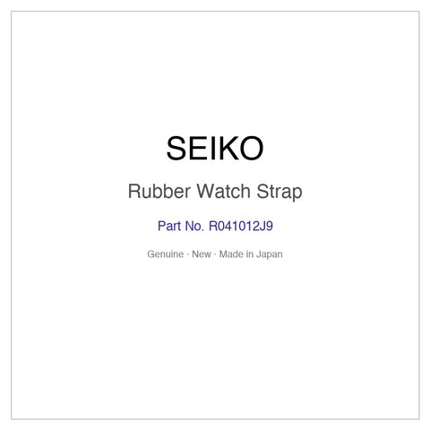 SEIKO R041012J9 Rubber Watch Strap for STBR021 and More Models