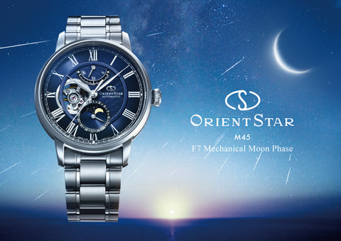 ORIENT RK-BT0002L Watch - Mechanical Moon Phase Automatic Watch - Elegant Design - Stainless Steel Case - Water Resistant (Im