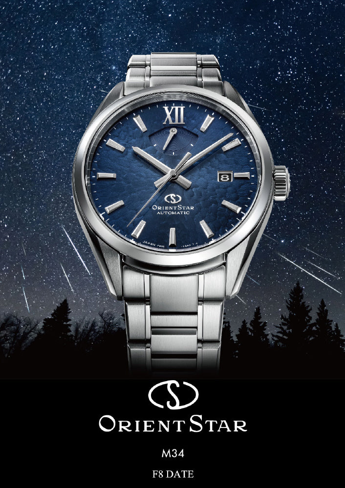 ORIENT RK-BX0003L Watch - Men's Orient Star Contemporary M34 F8 Date Automatic Mechanical Stainless Steel Watch (Image 10)