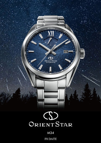 ORIENT RK-BX0003L Watch - Men's Orient Star Contemporary M34 F8 Date Automatic Mechanical Stainless Steel Watch (Image 10)