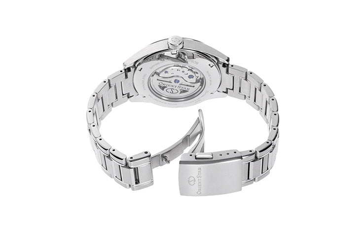 ORIENT RK-BX0003L Watch - Men's Orient Star Contemporary M34 F8 Date Automatic Mechanical Stainless Steel Watch (Image 4)