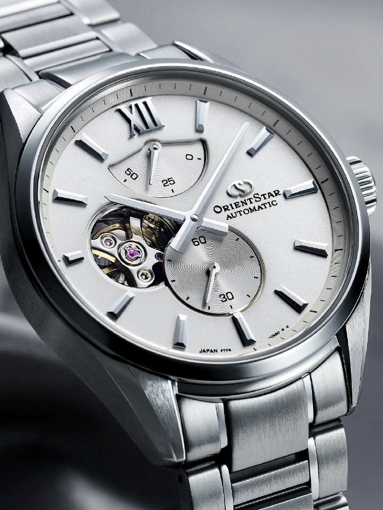 ORIENT RK-BY0011S Watch - Elegant Semi-Skeleton Design Automatic Movement 100m Water Resistance Stainless Steel Case (Image 4