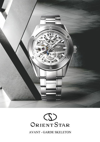 ORIENT RK-BZ0001S Watch - Men's ORIENT STAR Contemporary M34 AVANT-GARDE F8 SKELETON Automatic Stainless Steel Watch (Image 5