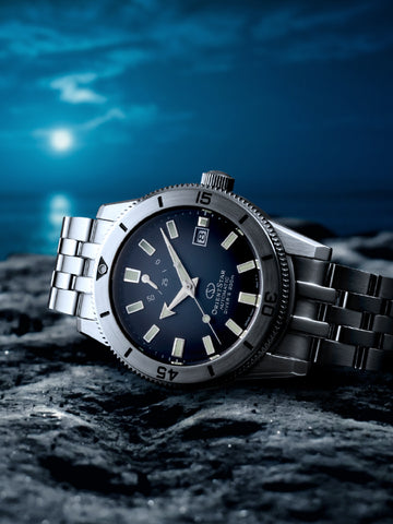 ORIENT RKAU0503N Limited Edition 75th Anniversary 200m Water Resistant Automatic Diver's Watch with Date Function