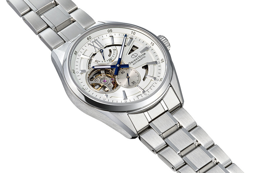 ORIENT RKAV0137S Watch - Contemporary Collection Modern Skeleton Automatic Watch Elegant Design 21 Jewels Water Resistant (Im
