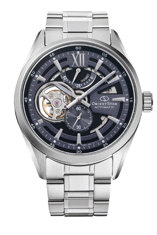 ORIENT RKAV0138V Contemporary Collection Modern Skeleton Automatic Watch 21 Jewels Water Resistant Elegant Design