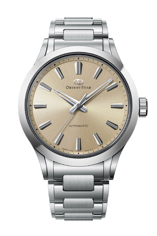 ORIENT RKBQ0001G Contemporary Collection Three-Hand Automatic Watch Water Resistant Elegant Design Stainless Steel