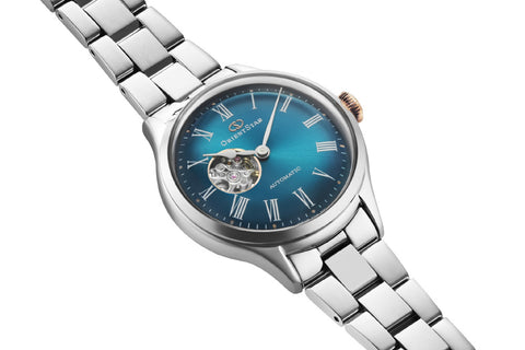 ORIENT RKND0024E Classic Semi-Skeleton Limited Edition 75th Anniversary Women's Watch 800 Pieces Worldwide Elegant