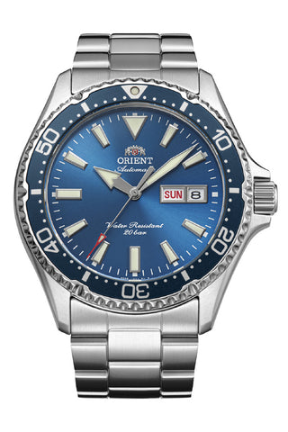 ORIENT RN-AA0824L Sports Collection Automatic Diver Watch Stainless Steel Case Blue Dial Water Resistant 200m [Pre-Order: Releases Sep 25, 2026]