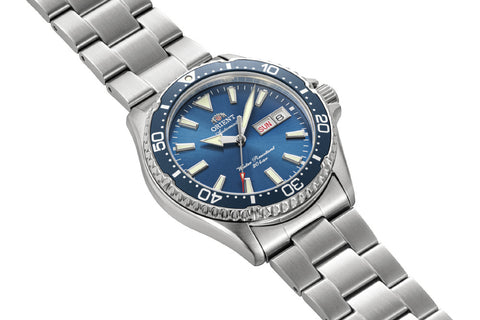 ORIENT RN-AA0824L Sports Collection Automatic Diver Watch Stainless Steel Case Blue Dial Water Resistant 200m [Pre-Order: Releases Sep 25, 2026]