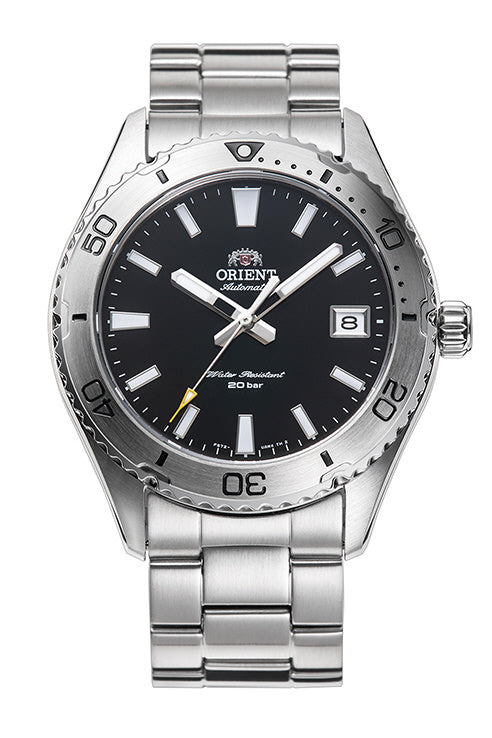 ORIENT RN-AC0Q01B Watch - Men's Sports Mako 40 Diver Design Automatic Metal Band Watch