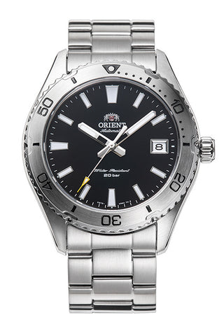 ORIENT RN-AC0Q01B Watch - Men's Sports Mako 40 Diver Design Automatic Metal Band Watch