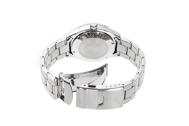 ORIENT RN-AC0Q01B Watch - Men's Sports Mako 40 Diver Design Automatic Metal Band Watch (Image 2)