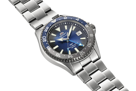 ORIENT RN-BC0005L Sports Collection Limited Edition 4000 Pieces Blue Gray Bezel Automatic GMT Watch [Pre-Order: Releases Sep 25, 2026]