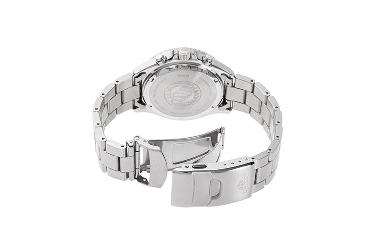 ORIENT RN-TX0203S Watch - Men's Sport Mako Diver Design Chronograph Solar Powered Metal Band Watch (Image 3)