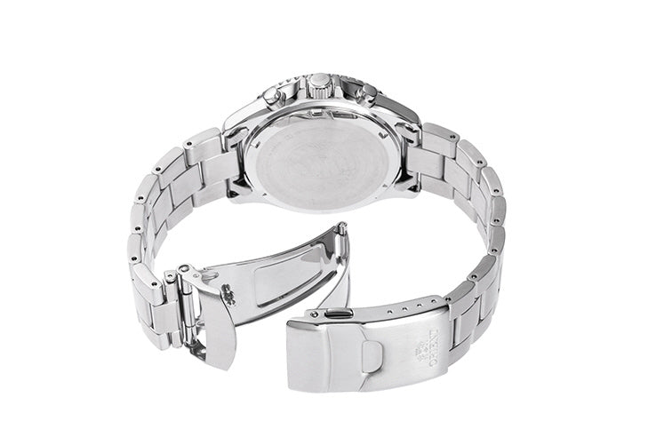 ORIENT RN-TX0206L Watch - Sports Orient Mako Diver Design Chronograph Solar-Powered Metal Band Men's Watch (Image 3)