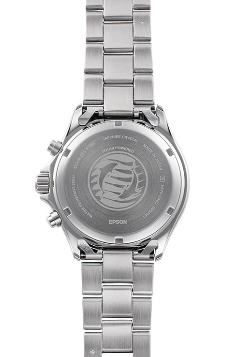 ORIENT RN-TX0206L Watch - Sports Orient Mako Diver Design Chronograph Solar-Powered Metal Band Men's Watch (Image 4)