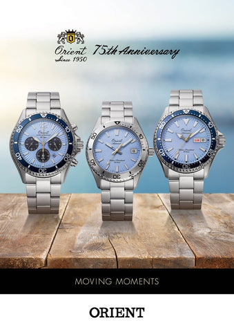 ORIENT RN-TX0210L Sports Collection Solar-Powered Chronograph Limited Edition 75th Anniversary 750 Pieces