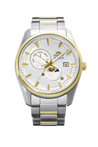 ORIENT RNAK0312S Contemporary Collection Automatic Movement Sun & Moon Function Stainless Steel Case Elegant Design