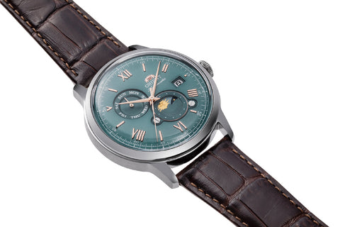 ORIENT RNAK0805E Classic Collection Automatic Movement Sun & Moon Function Elegant Design Water Resistant
