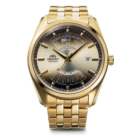 ORIENT RNBA0001G Contemporary Multi Year Calendar Automatic Movement Water Resistant Stylish Design