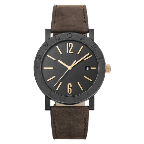 BVLGARI BB41BSDLCCL/ROMA Watch - BVLGARI Bvlgari Cities Roma 2-Year Warranty Black - Luxury Men's Watch, Parallel Import