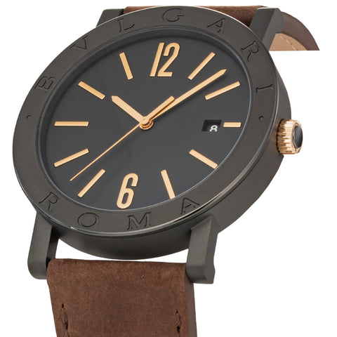 BVLGARI BB41BSDLCCL/ROMA Watch - BVLGARI Bvlgari Cities Roma 2-Year Warranty Black - Luxury Men's Watch, Parallel Import (Ima