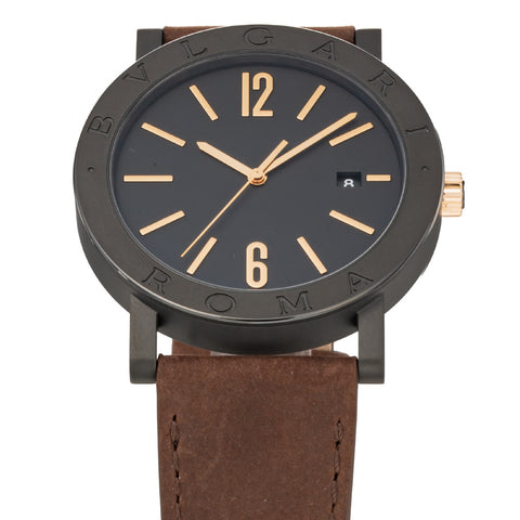 BVLGARI BB41BSDLCCL/ROMA Watch - BVLGARI Bvlgari Cities Roma 2-Year Warranty Black - Luxury Men's Watch, Parallel Import (Ima