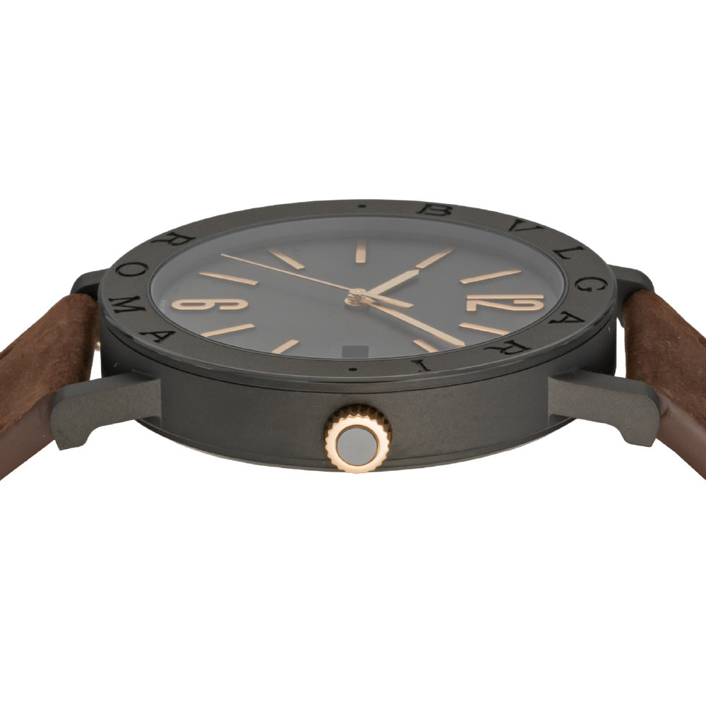BVLGARI BB41BSDLCCL/ROMA Watch - BVLGARI Bvlgari Cities Roma 2-Year Warranty Black - Luxury Men's Watch, Parallel Import (Ima
