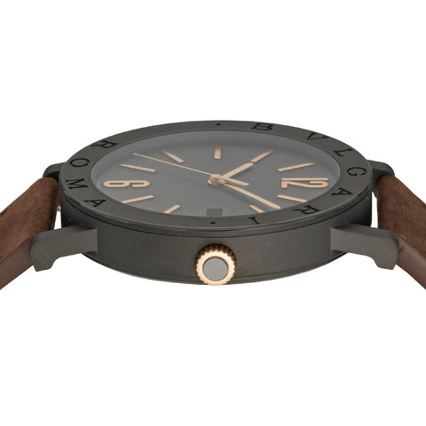 BVLGARI BB41BSDLCCL/ROMA Watch - BVLGARI Bvlgari Cities Roma 2-Year Warranty Black - Luxury Men's Watch, Parallel Import (Ima