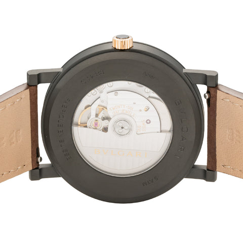 BVLGARI BB41BSDLCCL/ROMA Watch - BVLGARI Bvlgari Cities Roma 2-Year Warranty Black - Luxury Men's Watch, Parallel Import (Ima