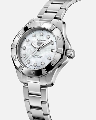 TAG Heuer WBP1313.BA0005 Watch - Swiss Made Automatic Chronograph 300m Water Resistant Stainless Steel Elegant Design (Image 