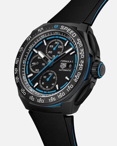 TAG Heuer CBZ2084.FT8097 Watch - Swiss Automatic Movement 300m Water Resistance Black Rubber Strap Elegant Design (Image 7)