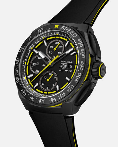 TAG Heuer CBZ2086.FT8098 Swiss Quartz Movement Water Resistant 200m Black Rubber Strap Stylish Design