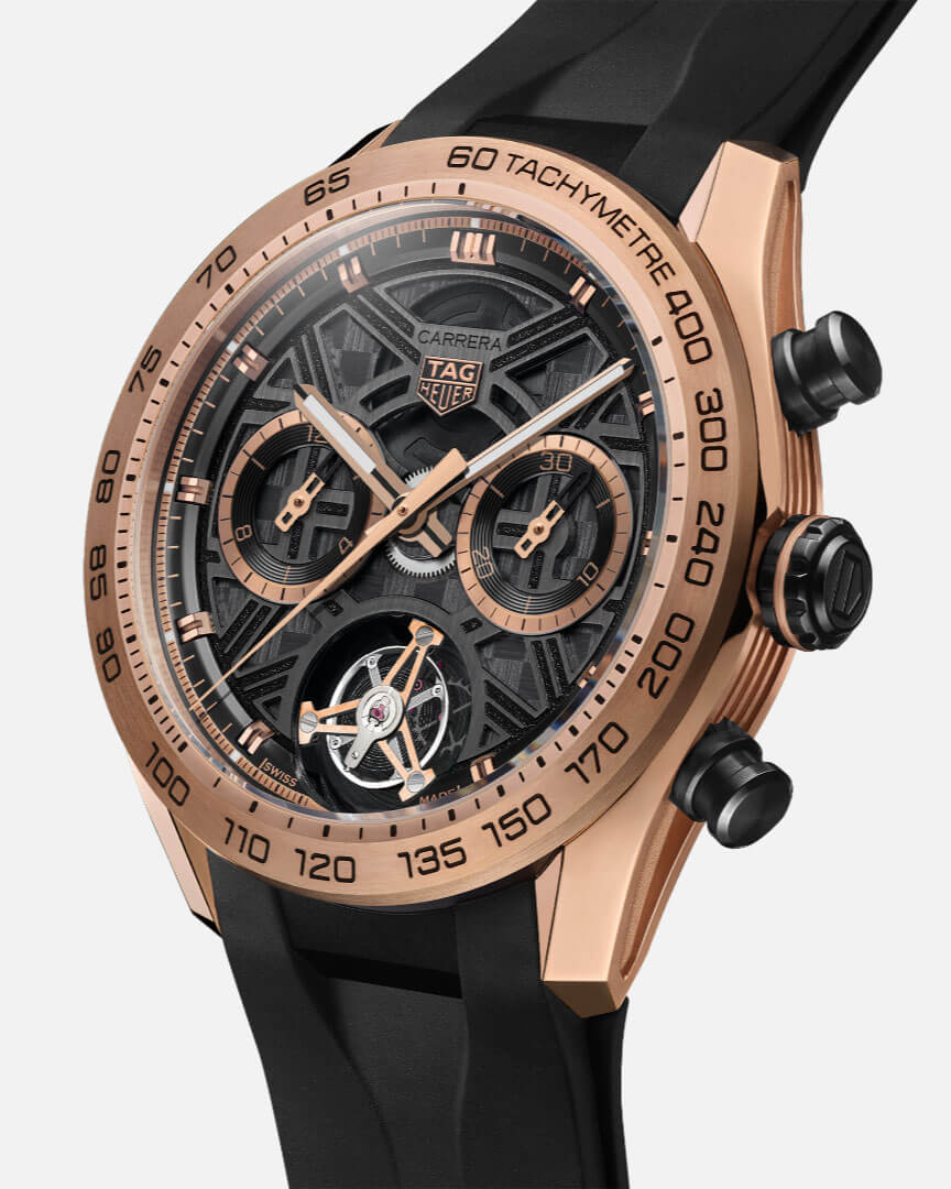 TAG Heuer CBU5050.FT6273 Watch - Swiss Automatic Chronograph Black Rubber Strap Water Resistant 100m (Image 7)