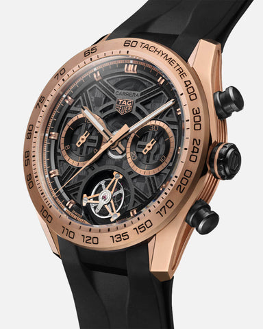 TAG Heuer CBU5050.FT6273 Watch - Swiss Automatic Chronograph Black Rubber Strap Water Resistant 100m (Image 7)