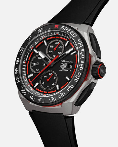 TAG Heuer CBZ2082.FT8096 Watch - Swiss Automatic Chronograph 300m Water Resistant Black Rubber Strap (Image 7)