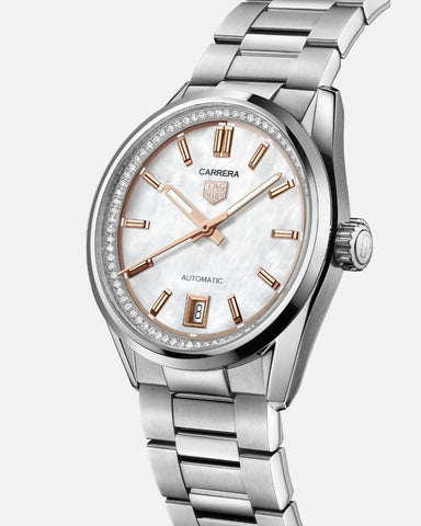 TAG Heuer WBN231C.BA0001 Elegant Stainless Steel Automatic Chronograph Sapphire Crystal Water Resistant