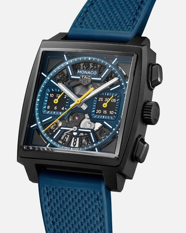 TAG Heuer CBL2188.FT6261 Swiss Automatic Chronograph Black Rubber Strap 100m Water Resistance