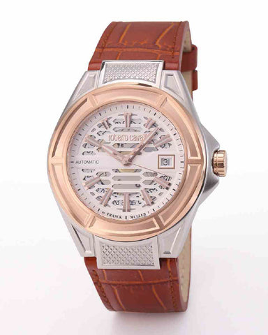 RV1G106L0051 Elegant Pink Gold Case Brown Band Water Resistant Stylish Design Authentic Product