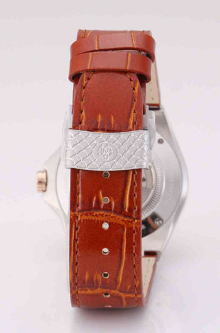RV1G106L0051 Elegant Pink Gold Case Brown Band Water Resistant Stylish Design Authentic Product