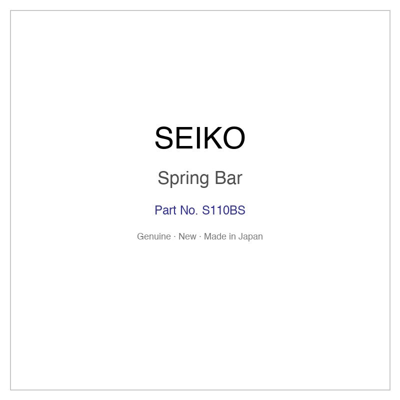 SEIKO S110BS Spring Bar for SBXY065 SRZ545P1 SRZ546P1 SRZ548P1 SSVW115 and More Models