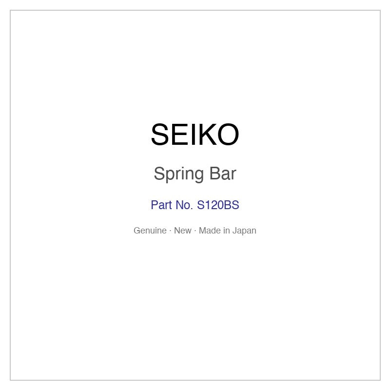 SEIKO S120BS Spring Bar for SUR333P1 SUR335P1 SUR336P1 SUR338P1 SUR385P1 and More Models