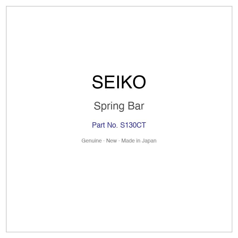 SEIKO S130CT Spring Bar for STGF317 STGF317J STGF318 STGF318J STGF320 and More Models