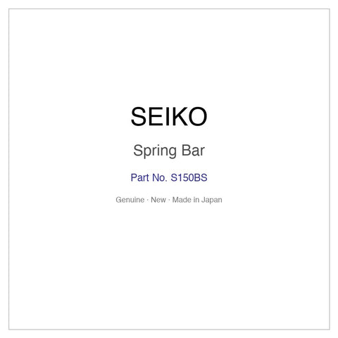 SEIKO S150BS Spring Bar for SNE872P9 SNE874P9 SNE875P9 SPB233J1 SPB234J1 and More Models