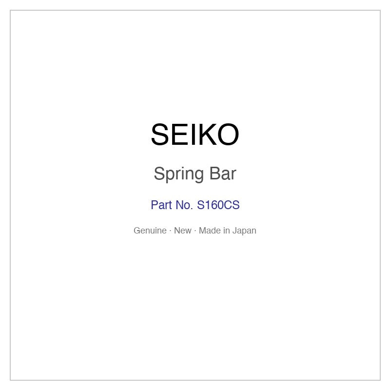 SEIKO S160CS Spring Bar for SUR595J1 SUR597J1 SUR605J1 SUR607J1 SUR608J1 and More Models