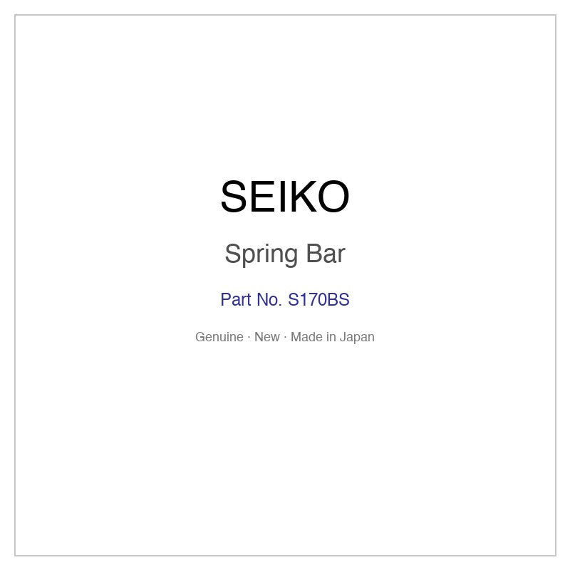 SEIKO S170BS Spring Bar for SKX247K1 SKX249K1 SKX251K1 SKX253K1 SKX255K1 and More Models
