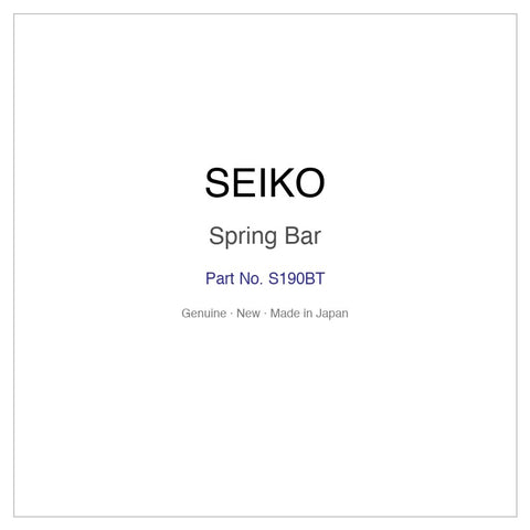 SEIKO S190BT Spring Bar for SBGW007 SBGW007J and More Models