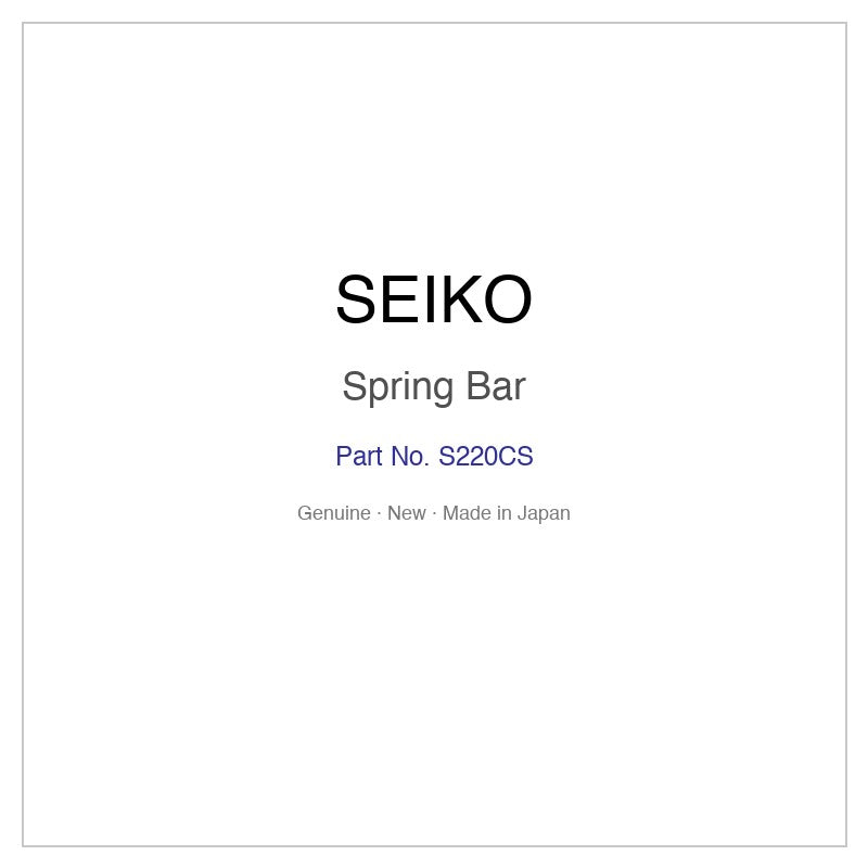 SEIKO S220CS Spring Bar for SARB059 SARB059J SARB061 SARB061J SARB063 and More Models