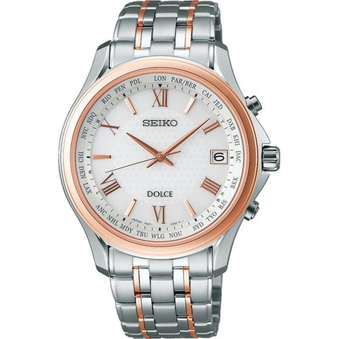 SEIKO Dolce & Exceline SADZ202 Solar wave correction Pure titanium waterproof watch